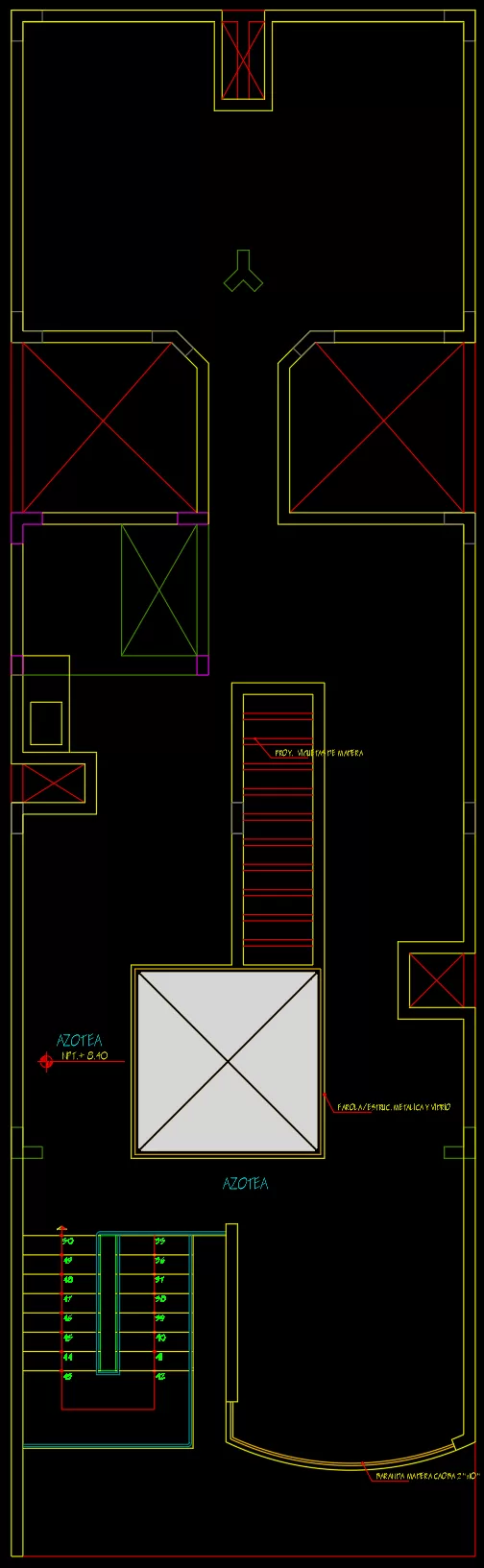 azotea casa 6x20m